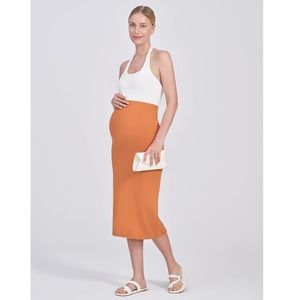 Women's Maternity Over the Belly Pencil Skirt